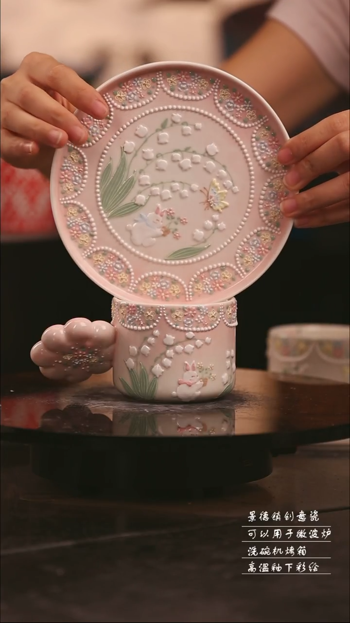 陶瓷景德镇可爱设计师款陶瓷 