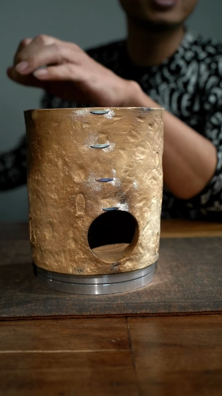 【闪购商品】全手工制作 裂缝焗钉炭炉