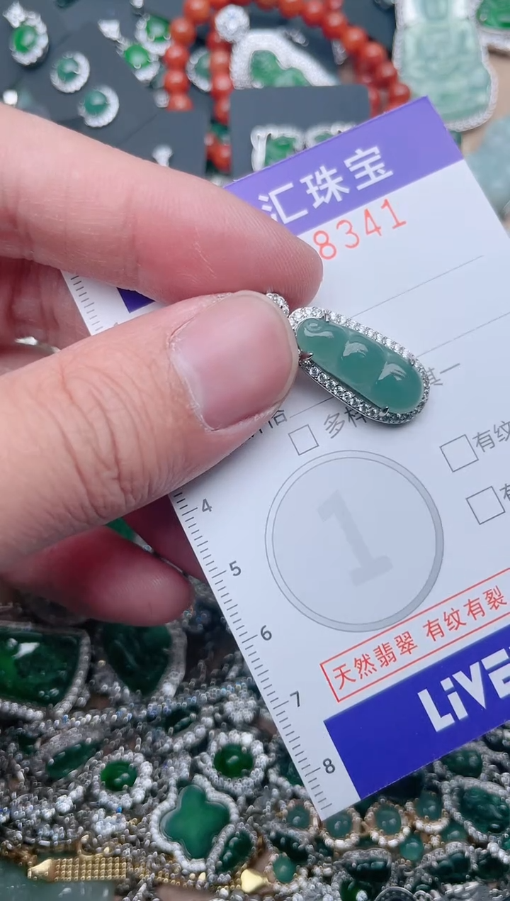 【闪购商品】翡翠颈饰未镶嵌18341...