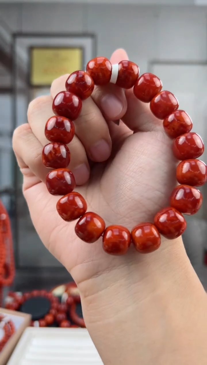 【闪购商品】南红玛瑙单圈未镶嵌@T07253@13MM 