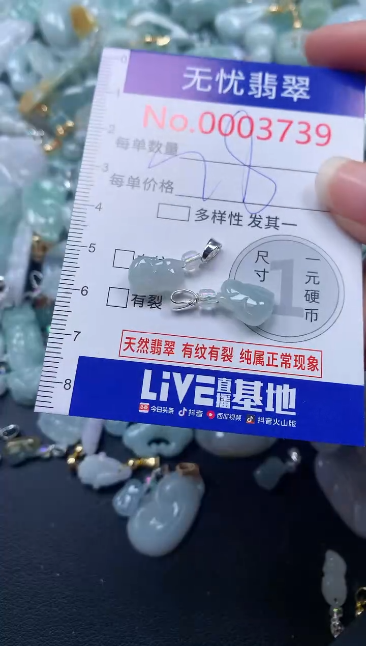 颈饰未镶嵌翡翠3739