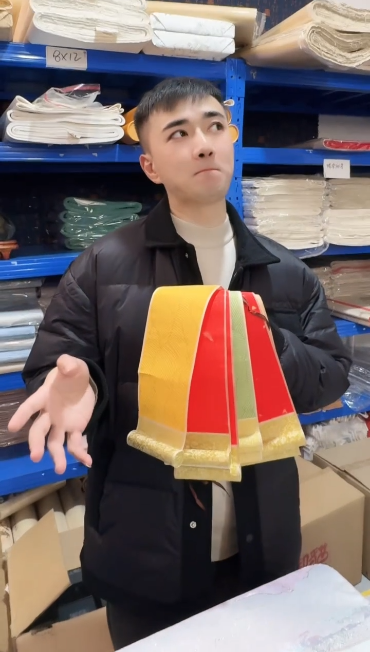 蜡染小挂轴10个装