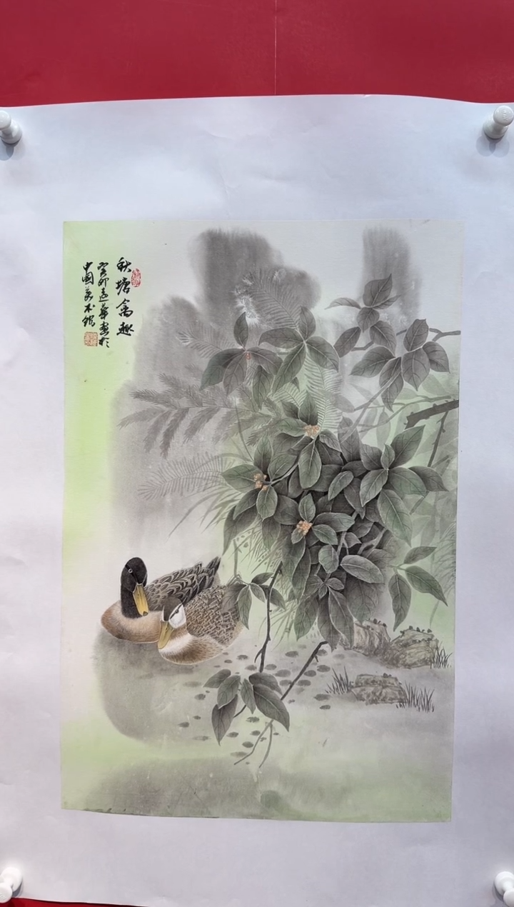 国画画家陆远华纯手绘原作