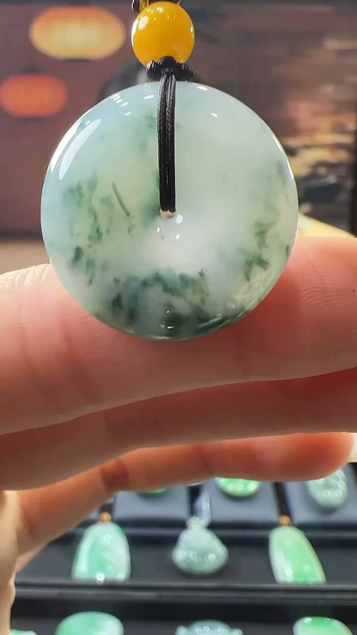 未镶嵌挂件翡翠平安扣