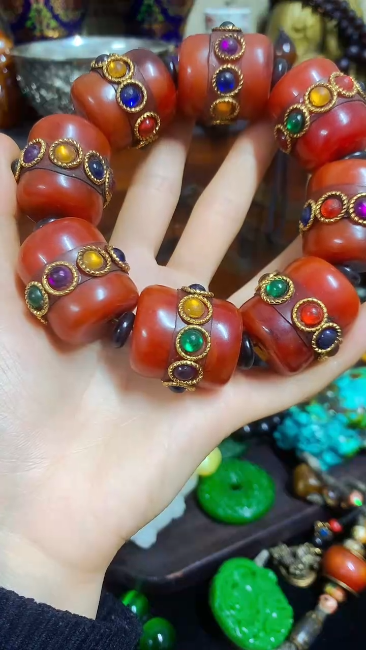 【闪购商品】蜜蜡手串未镶嵌直播推荐直播推荐