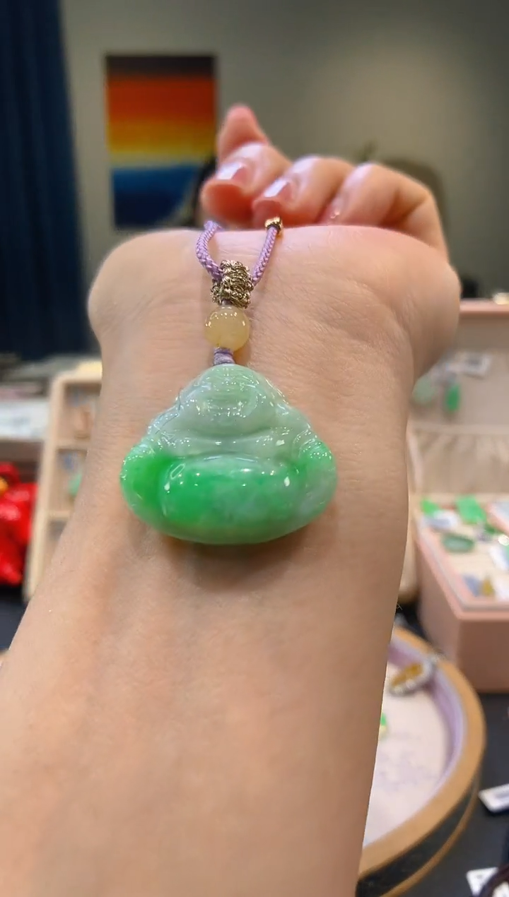 【闪购商品】翡翠吊坠(不含链)未镶嵌佛公
