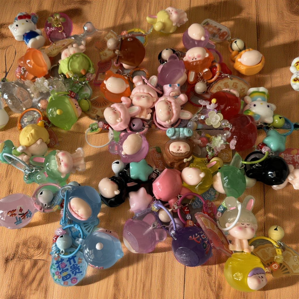 手工DIY创意立体铃铛钥匙扣学生配饰情侣挂饰闺蜜礼物