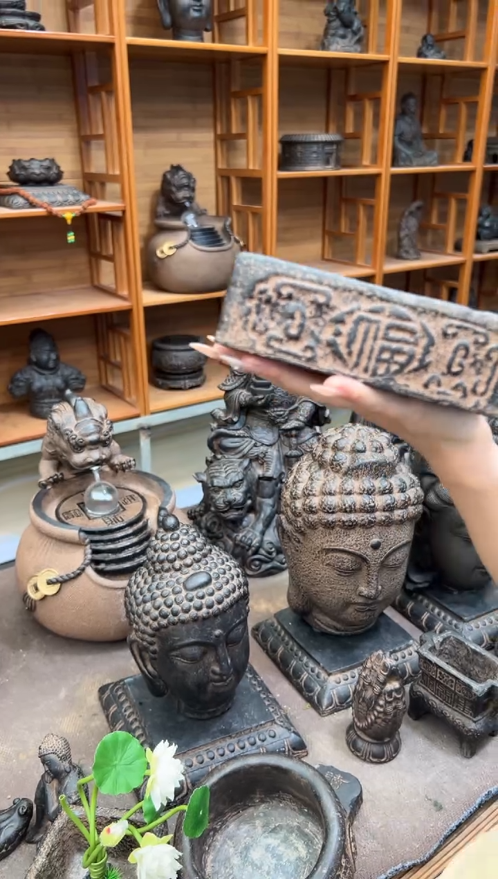 陶土【火山泥】福字汉砖