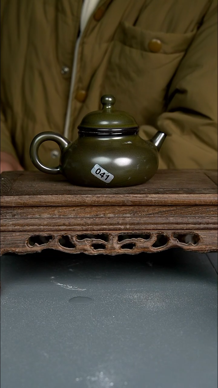 【闪购商品】杯041号茶叶末融天壶一级
