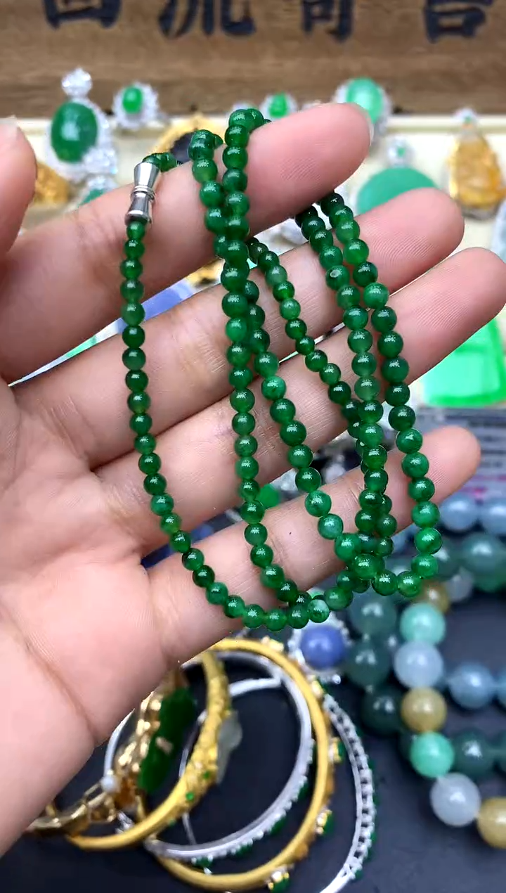 【闪购商品】翡翠手串未镶嵌84-中国好珍宝