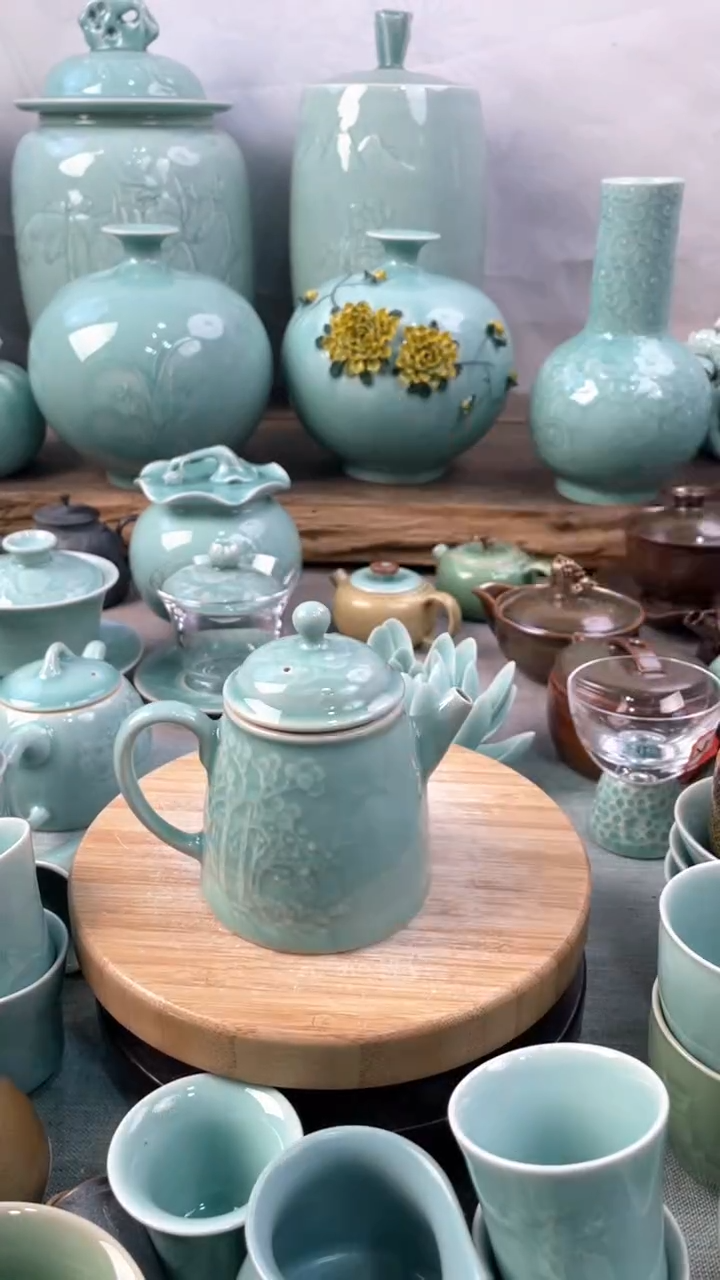 【闪购商品】特价 微瑕 慧仙青瓷