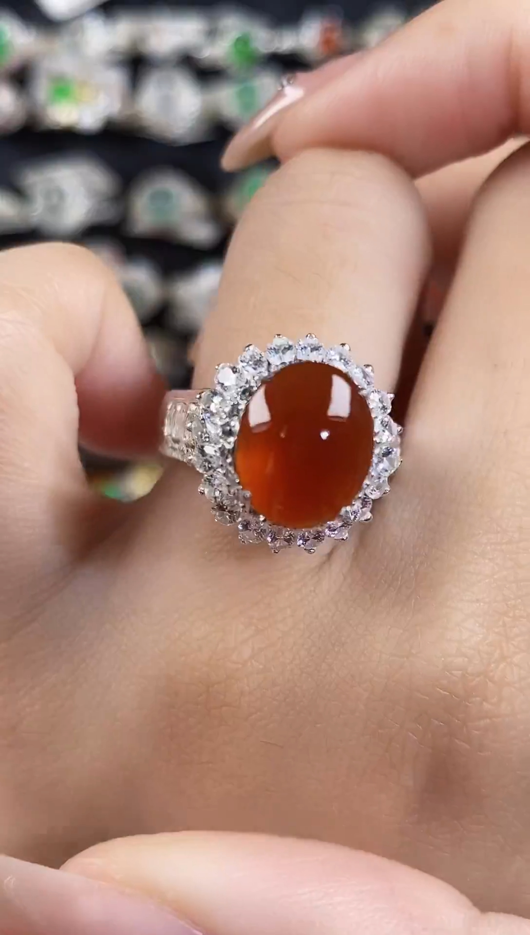 未镶嵌戒指翡翠 天然A货翡翠39