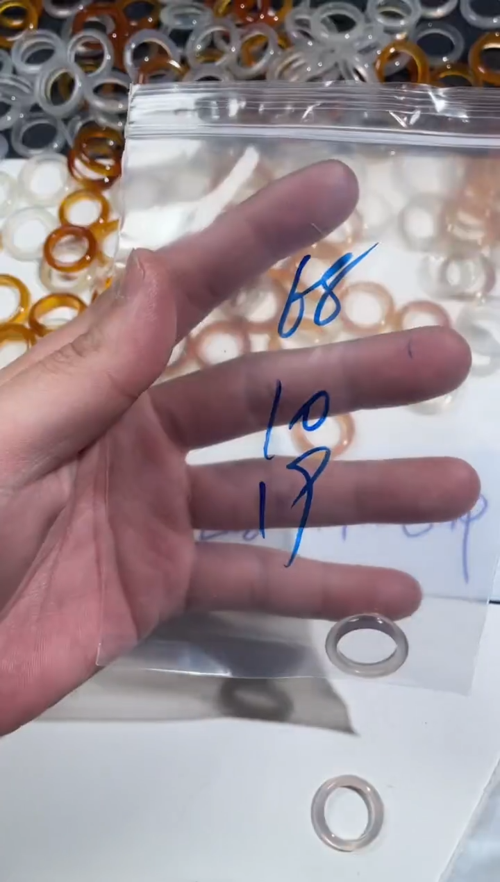 【闪购商品】玛瑙/玉髓戒圈未镶嵌68