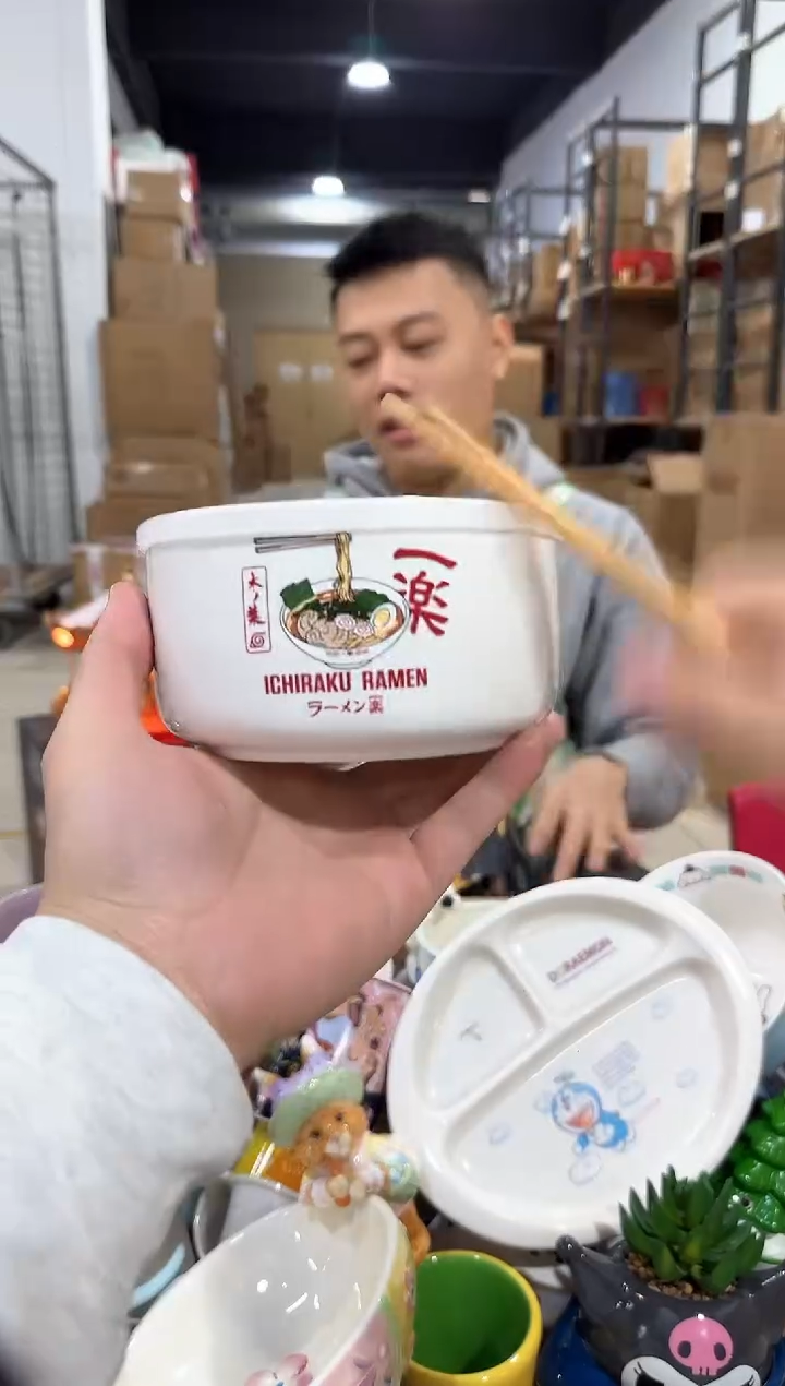 瓷片原盒火影带盖保鲜碗