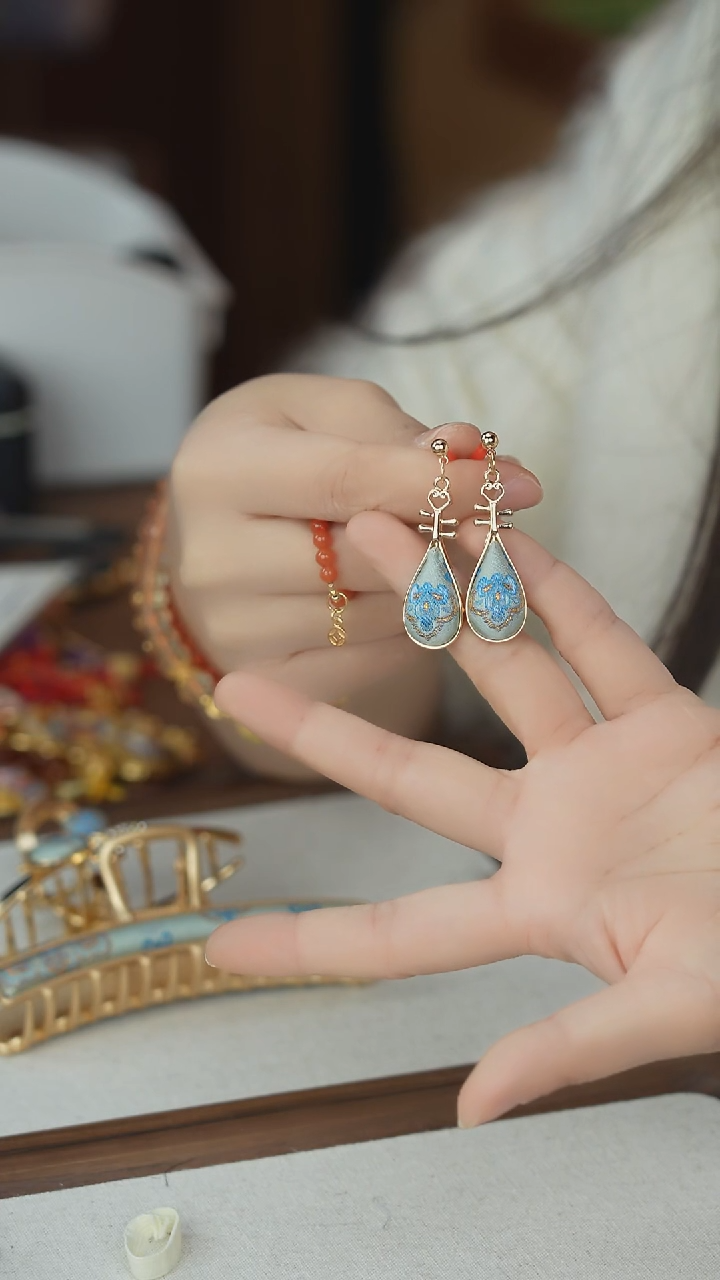 刺绣闪购纯手工非遗国风饰品