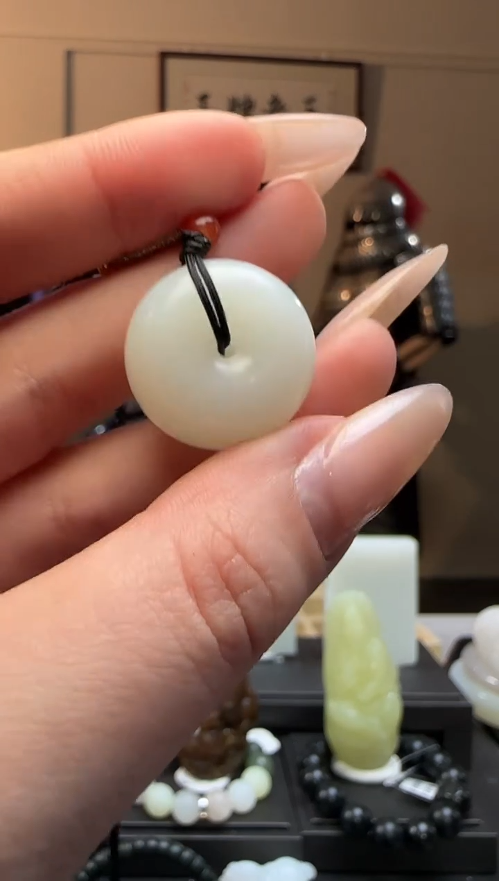 【闪购商品】和田玉平安扣未镶嵌吊坠