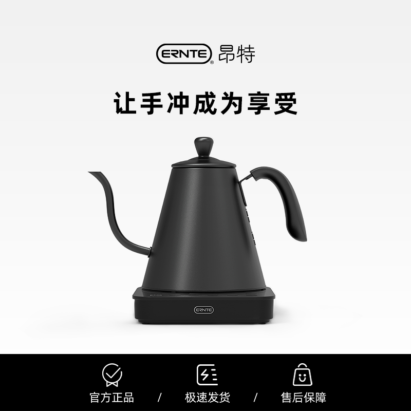 ERNTE昂特咖啡手冲壶电热烧水壶小型细嘴保温一体家用恒温保温