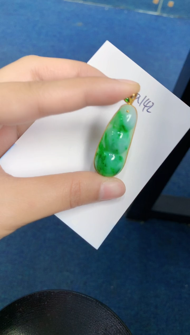 【闪购商品】翡翠颈饰18K金镶嵌000000000