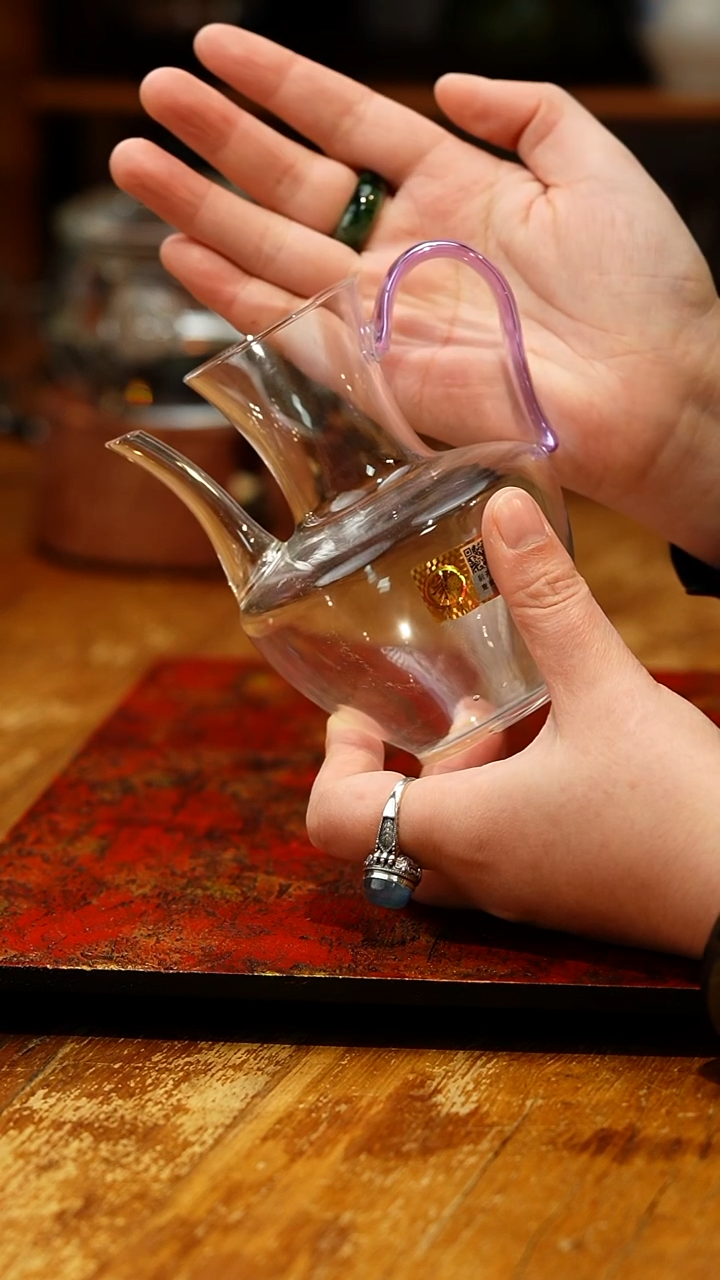 【闪购商品】禾器/晶彩俏然茶海/浅紫/定制版