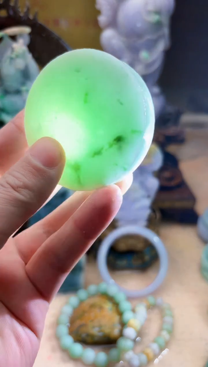 未镶嵌挂件翡翠A货张麦9194