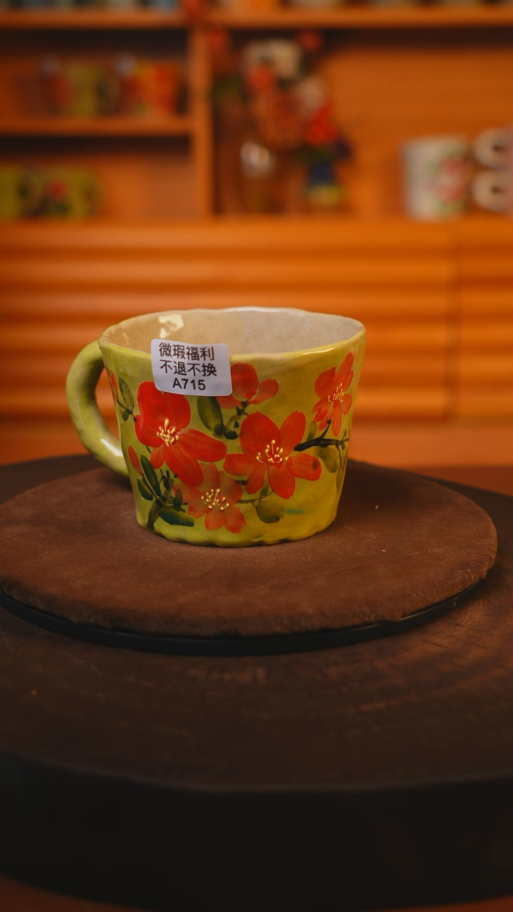 【闪购商品】瓷片景德镇手绘瓷器高温釉下彩--微瑕