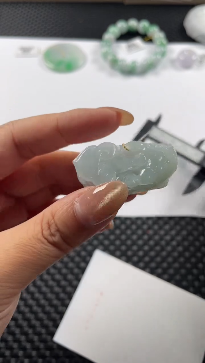 颈饰未镶嵌翡翠基地发货H4359