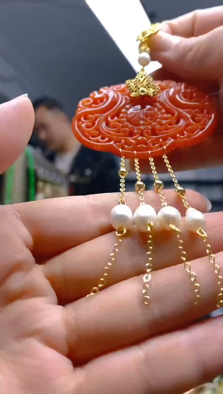 【闪购商品】翡翠耳饰合金0236翡翠压襟