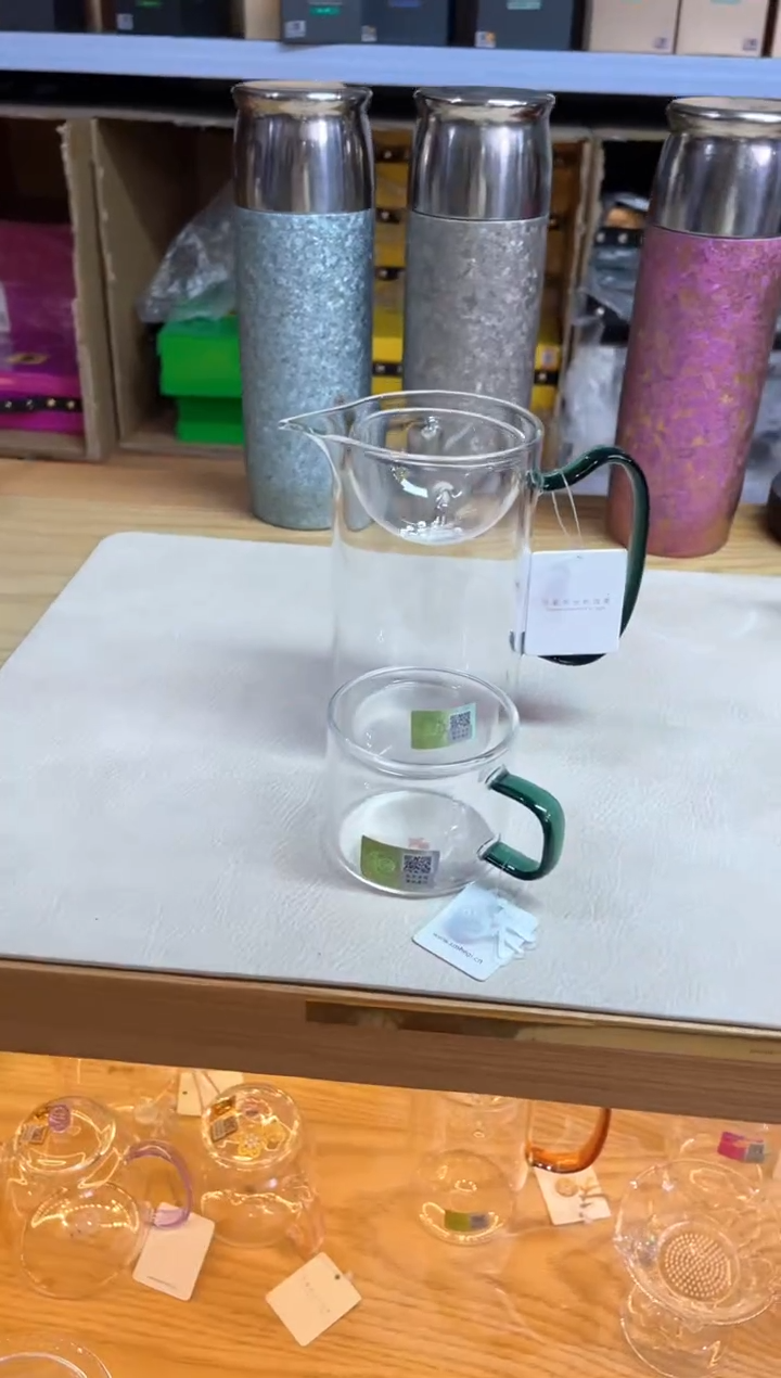 沁润墨绿色+清禾杯墨绿色一只