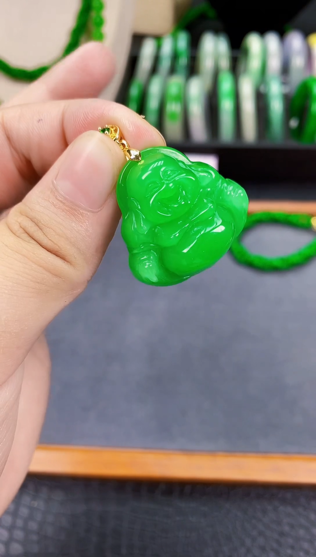 无合金佛公吊坠D05