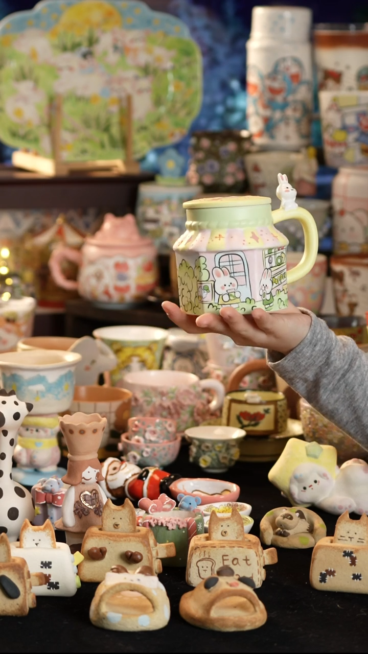 其他陶景德镇釉下彩手绘设计师款陶瓷