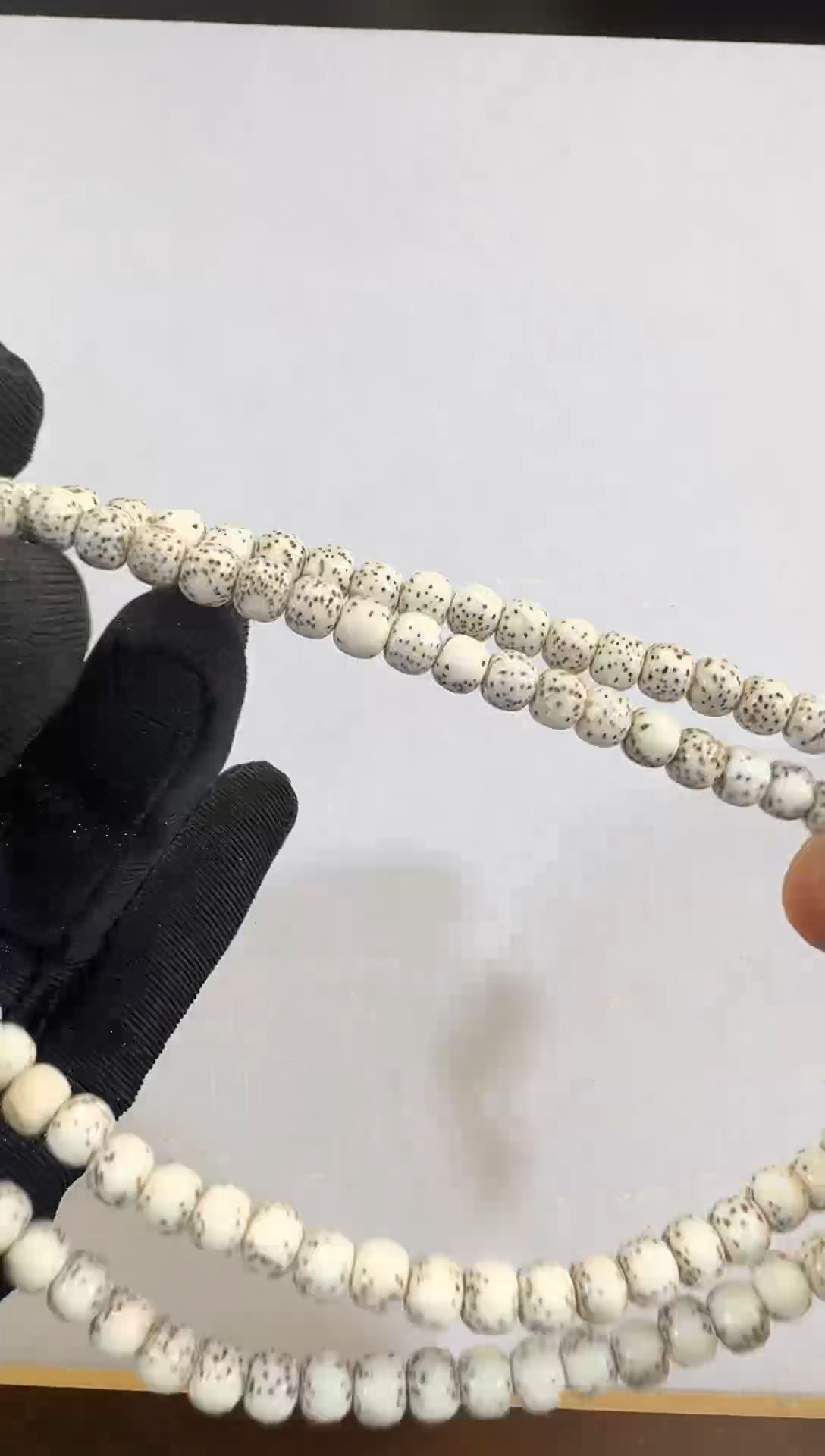 手串星月菩提120骨瓷白6圆/2081