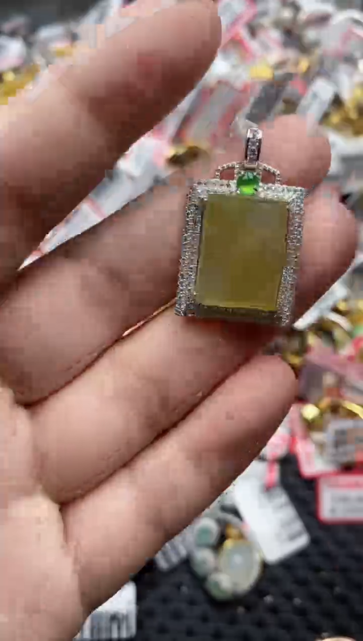 【闪购商品】翡翠戒指银S925镶嵌777777--10