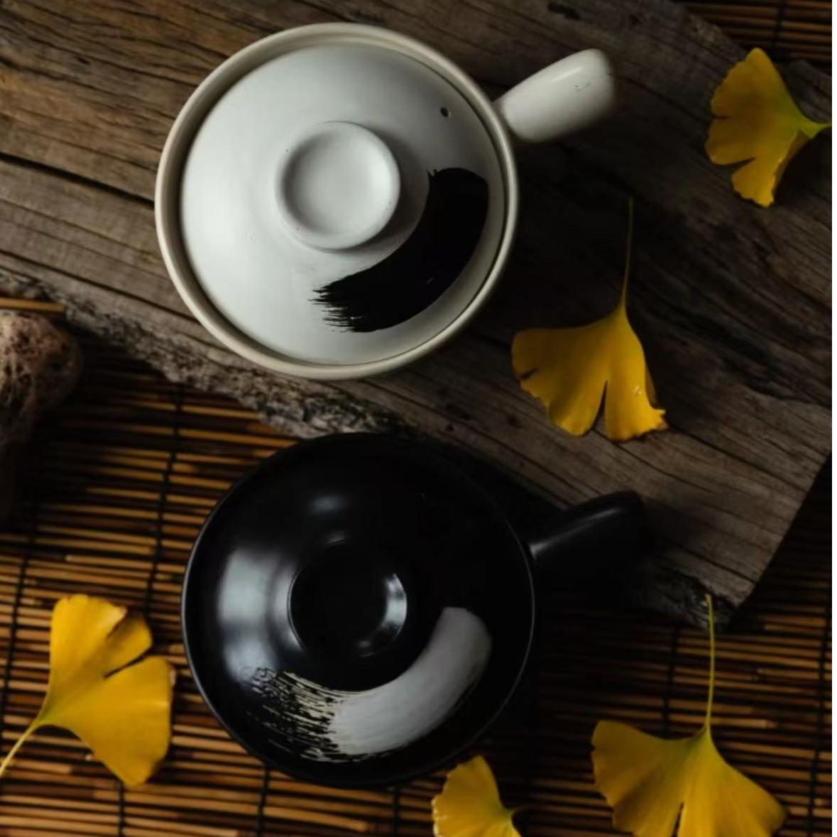 单柄砂锅传统老式小砂锅单柄砂锅一人食煲仔饭明火电陶炉小锅黑白