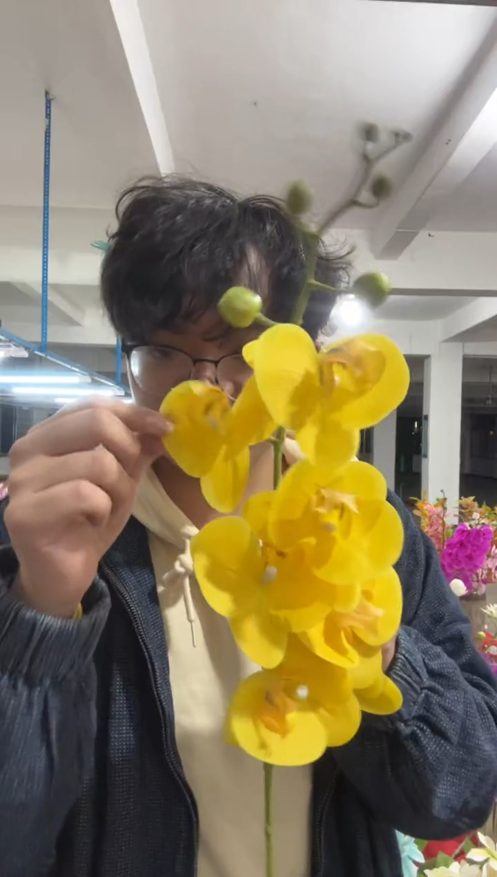 【闪购商品】仿真花朵蝴蝶兰