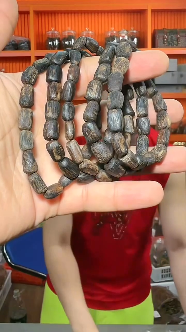 沉香手串27号沉水文莱8g+多样性发一