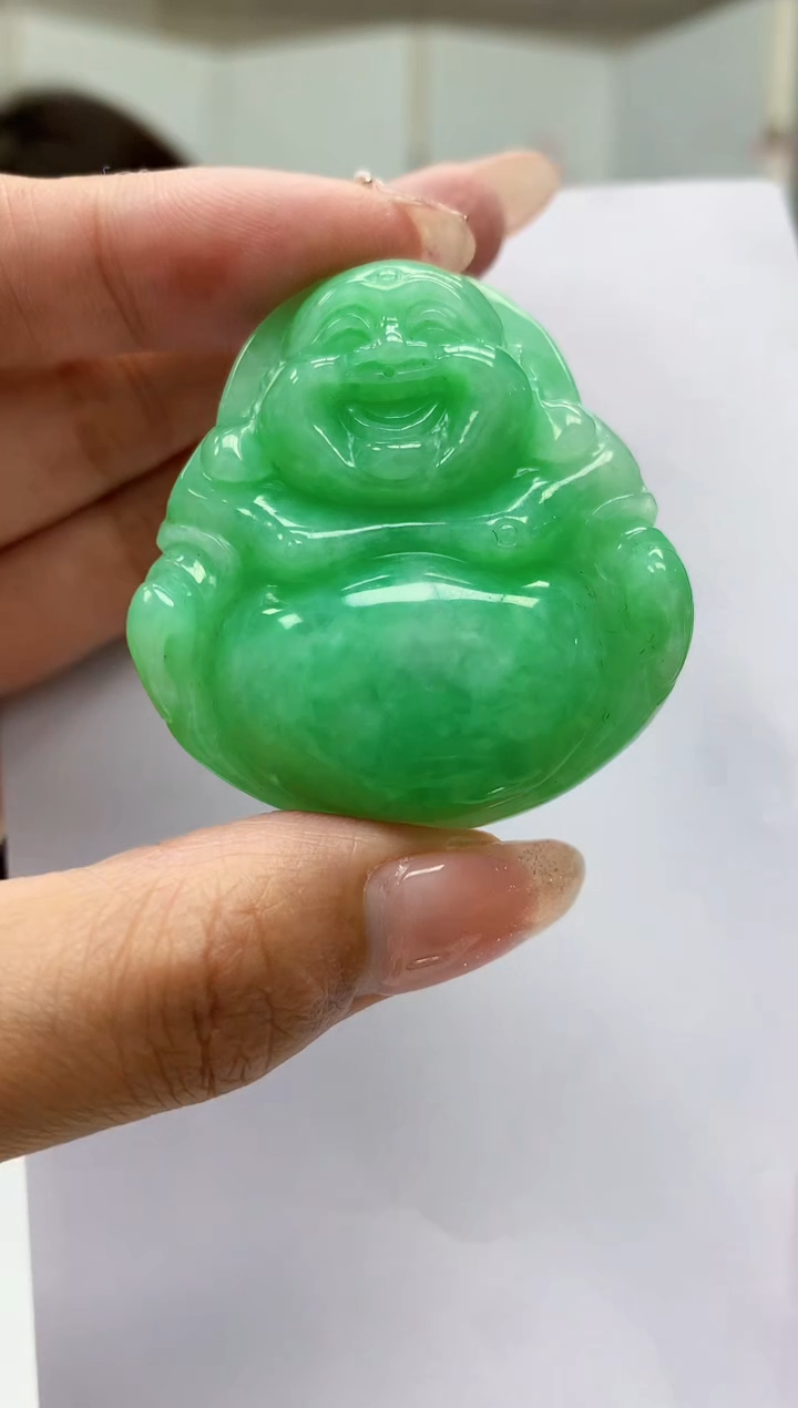 【闪购商品】定制翡翠未镶嵌4829MM-毛货挂件84