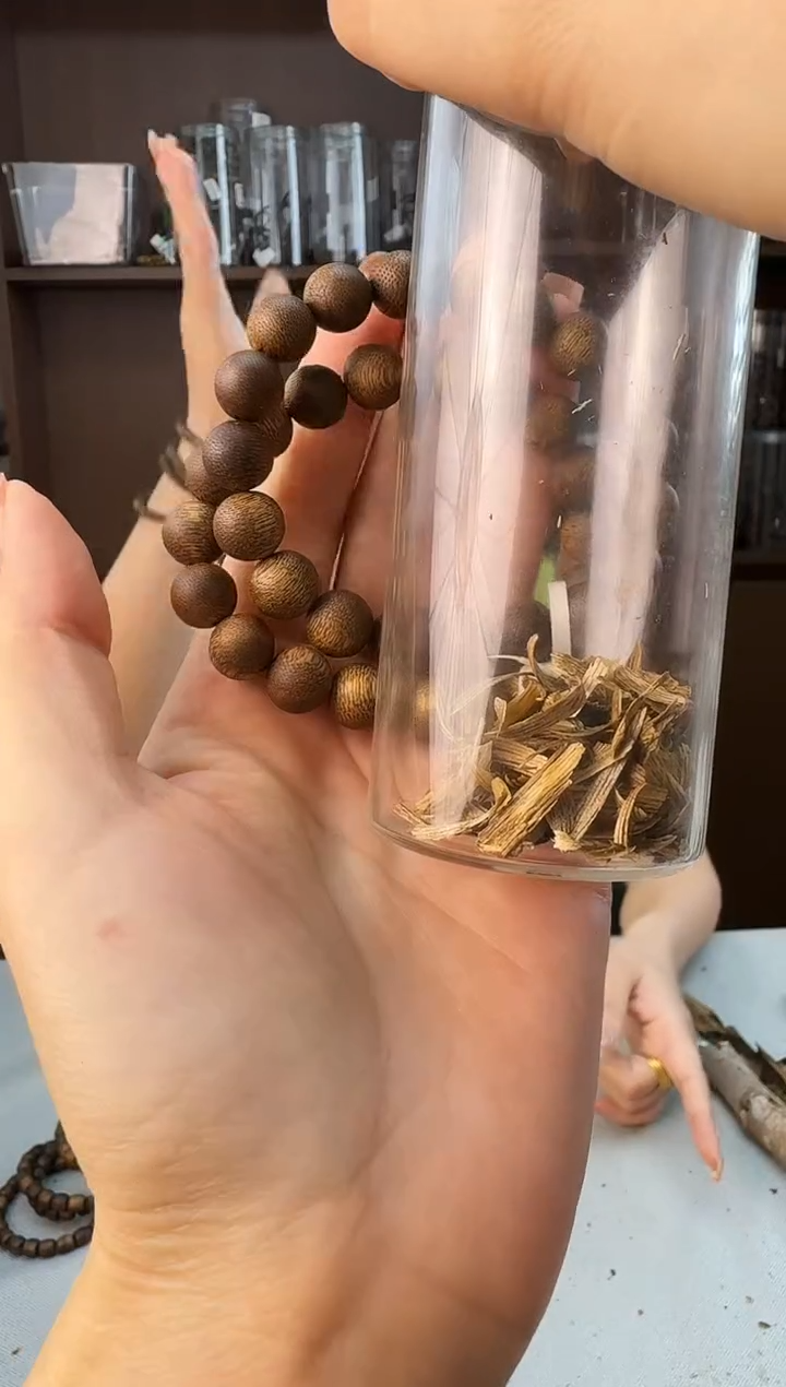 沉香碎屑沉香Y1.0圆金沙叶静静沉香甄选多样性发一