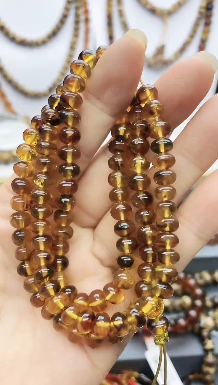 【闪购商品】琥珀颈饰未镶嵌7琥珀