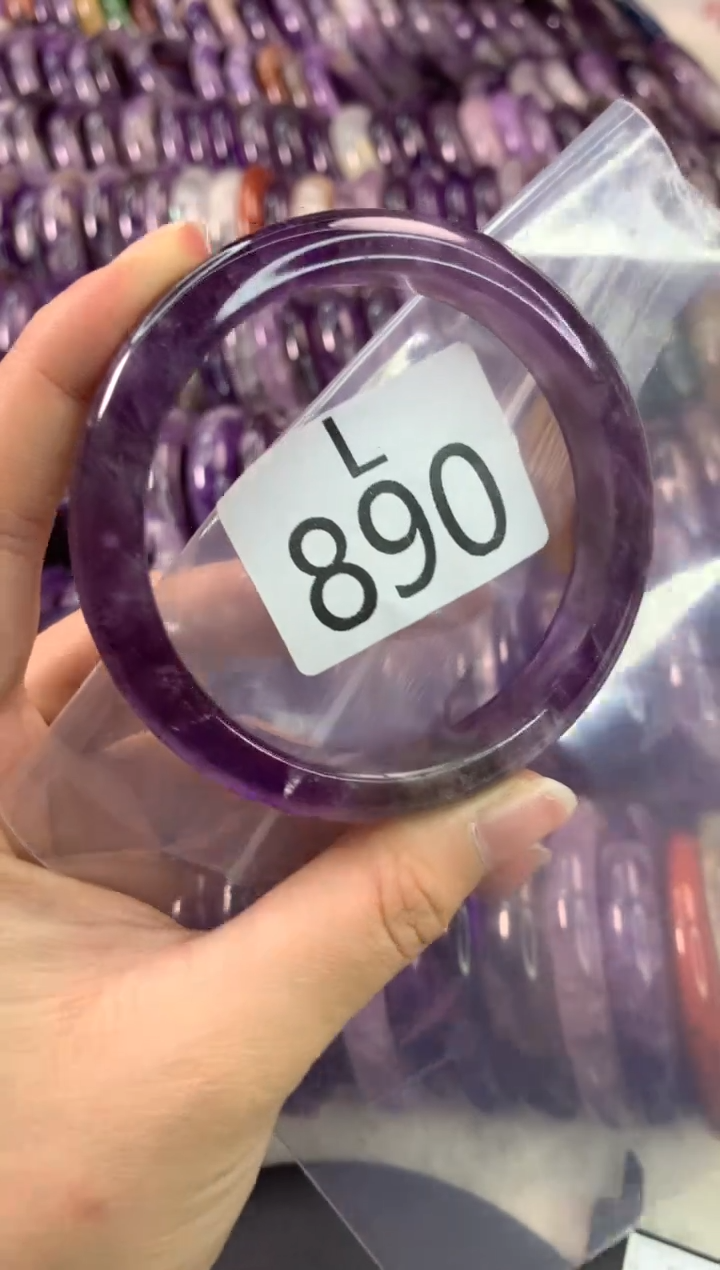 【闪购商品】水晶水晶手镯L未镶嵌890-59