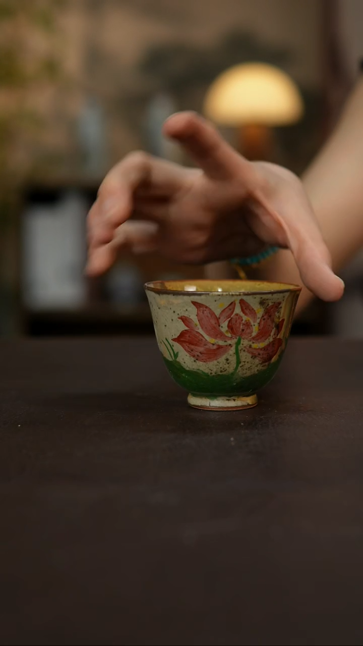 杯景德镇陶瓷杯碗柴烧多人