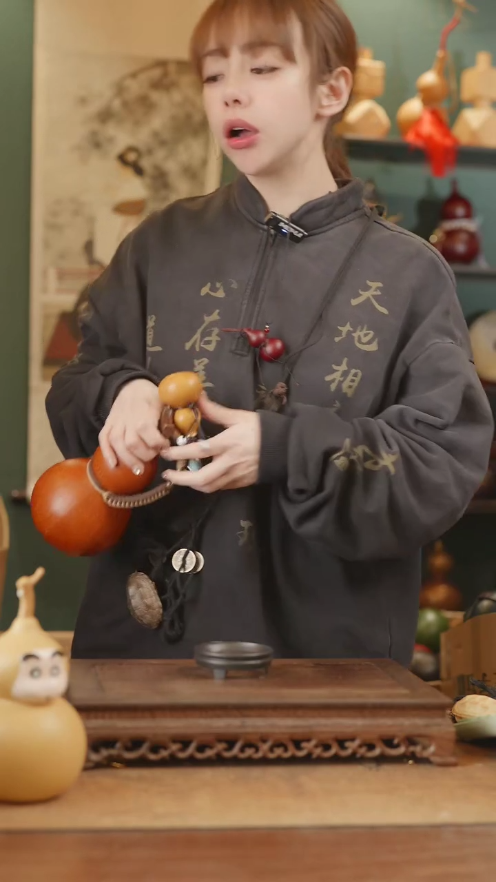 【闪购商品】号精品天然大漆工艺防渗内胆酒葫芦~