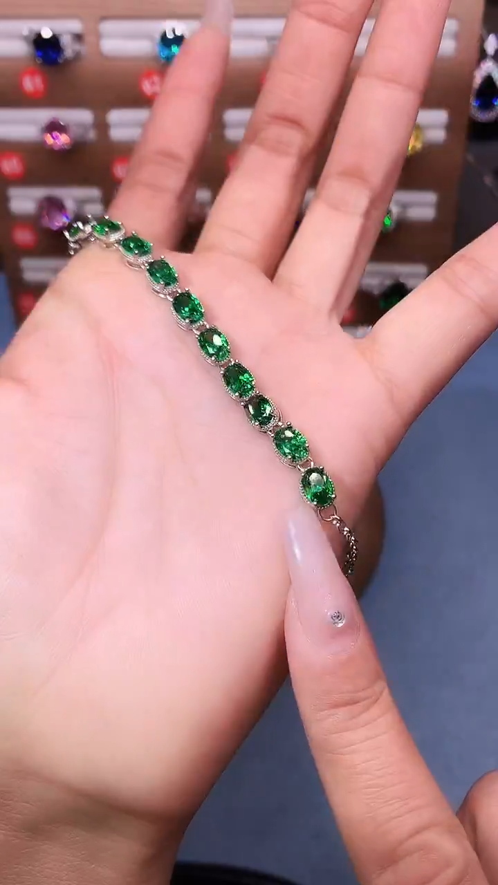 无925银大克拉重工精切高品质手链