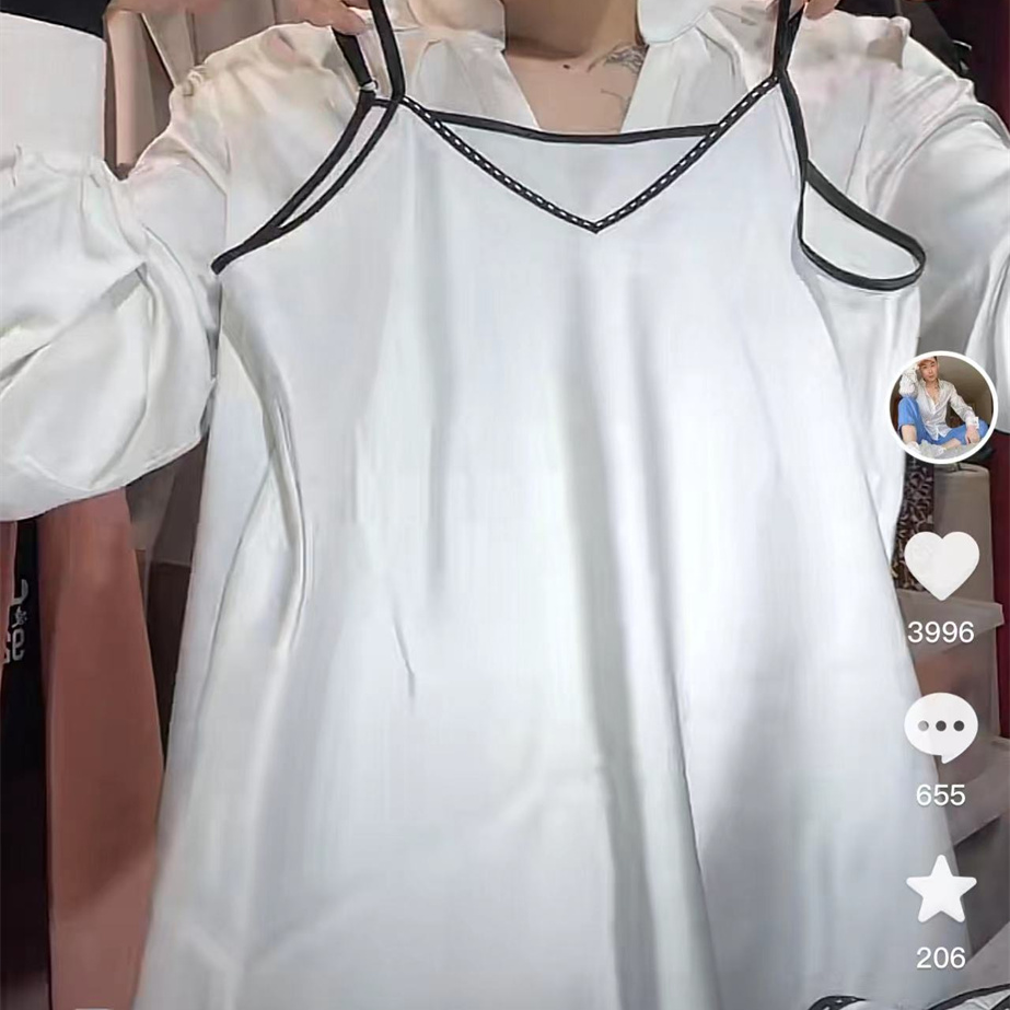  《富亨服饰》荣誉出品 夏季重磅桑蚕丝清凉吊带短裤