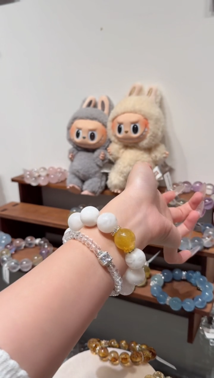 水晶手串未镶嵌）拍4单发一串 拍1单发单珠 多样性发货