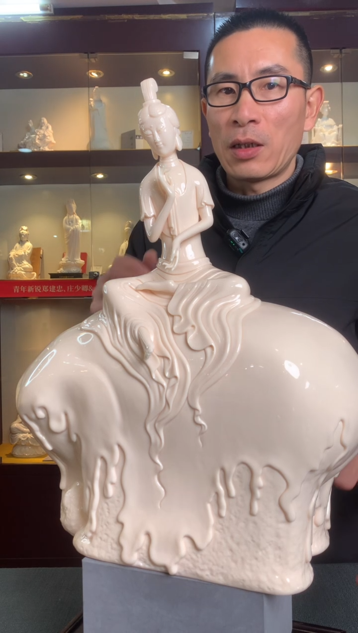 【闪购商品】摆件普贤菩萨  德化白瓷