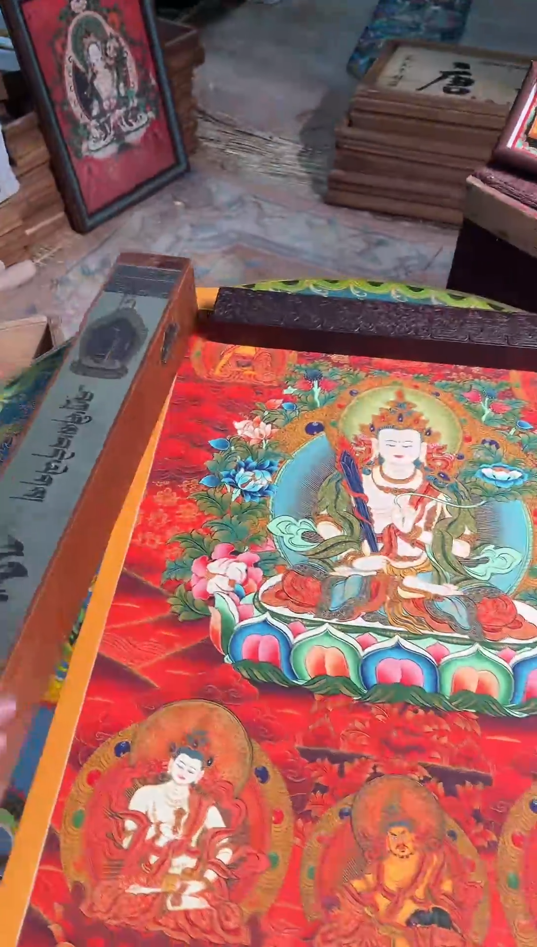 卷轴画曦曦的唐卡tk160