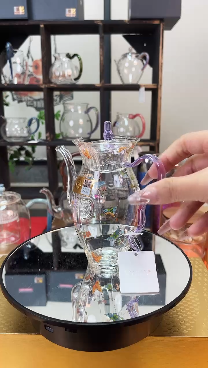 禾器/蝶恋花-花容壶/浅紫色