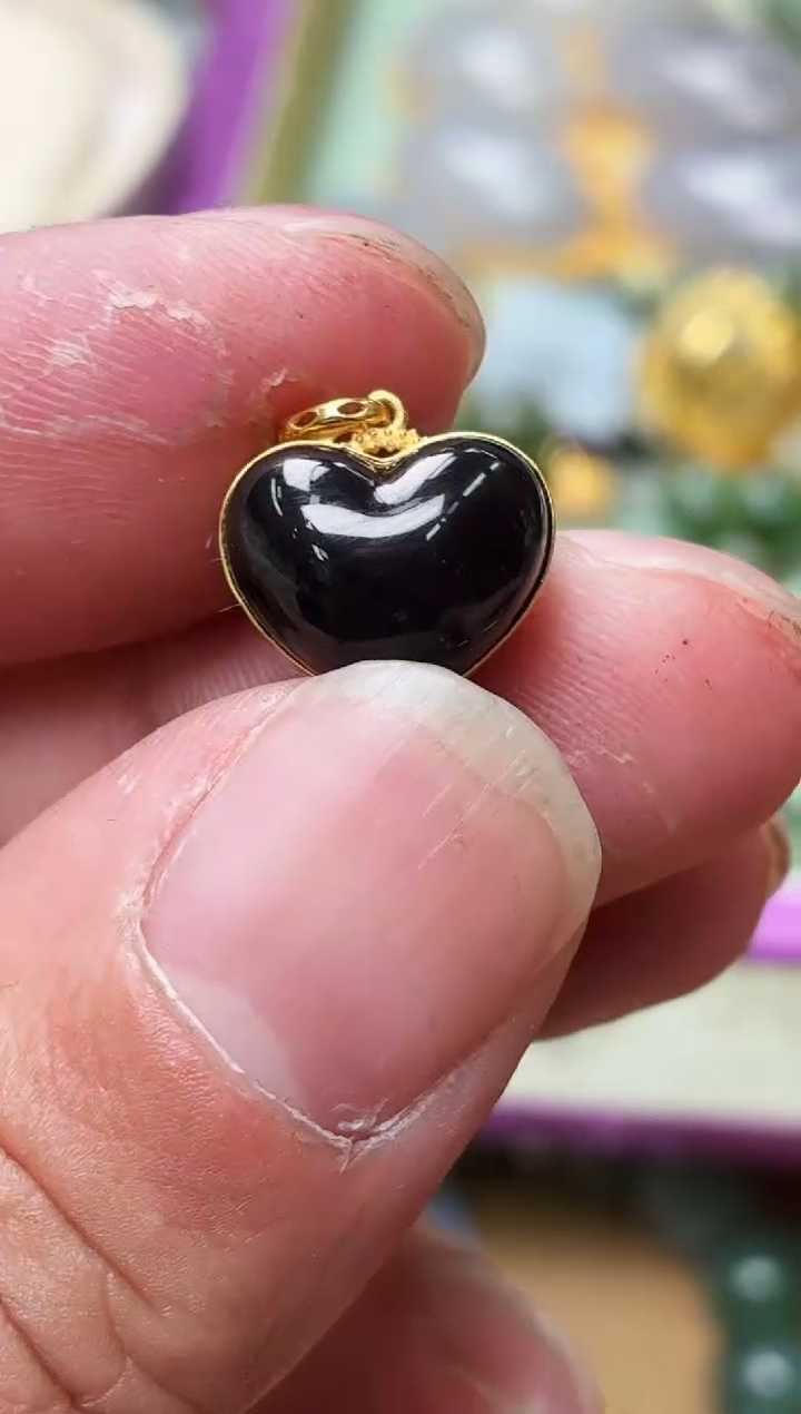 吊坠(不含链)18K金镶嵌和田玉X40