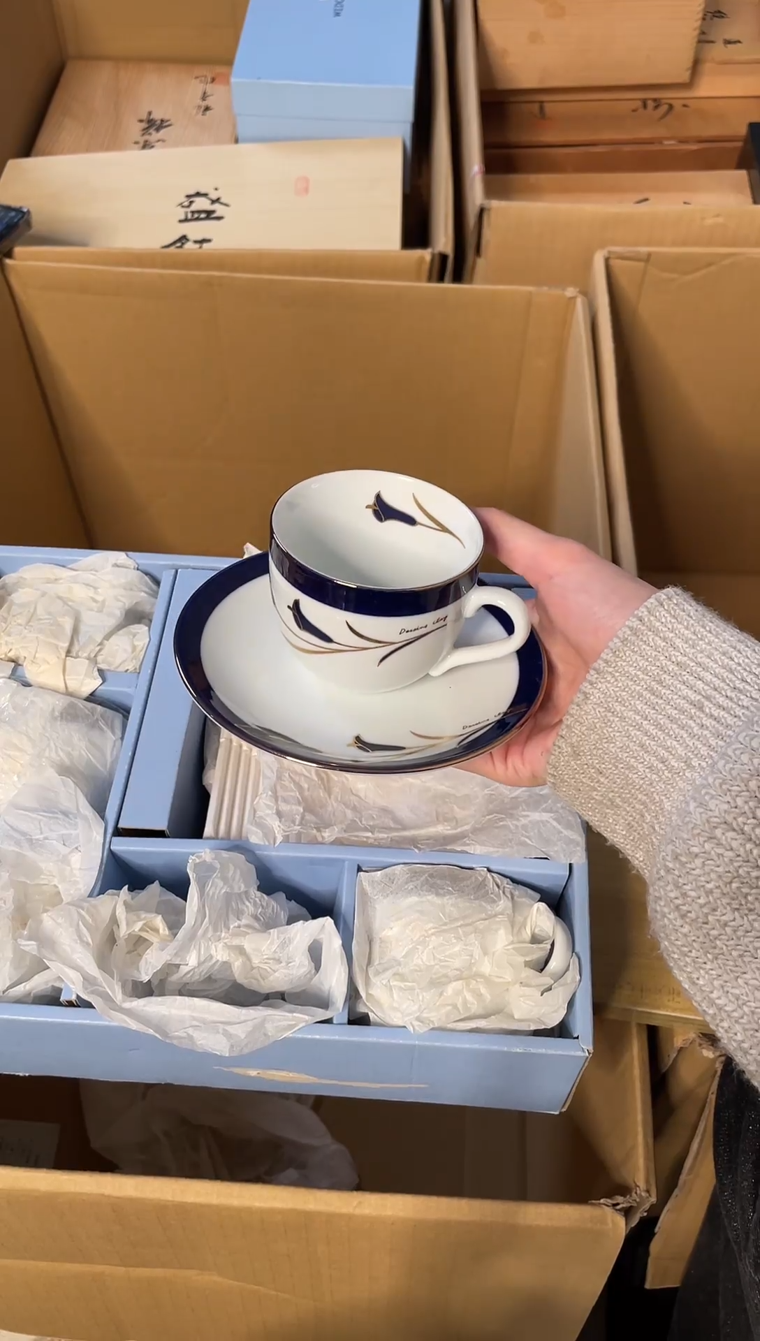 【闪购商品】瓷片102山清水秀瓷器默认微瑕五套