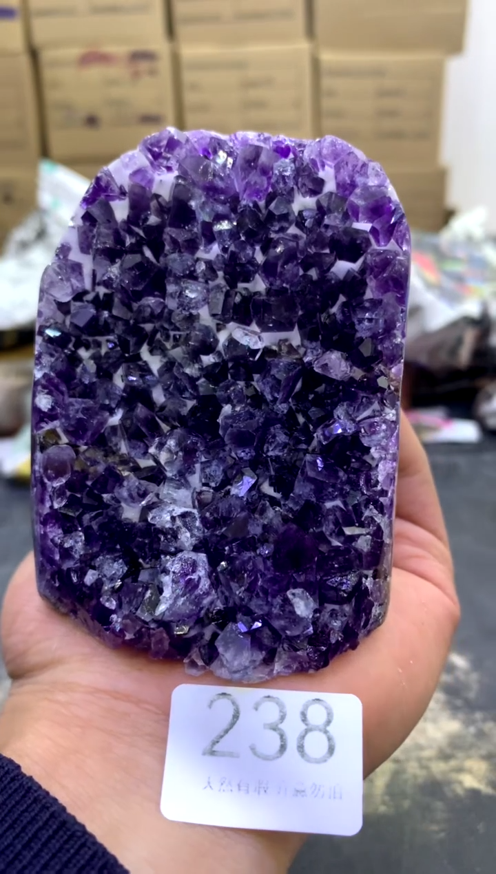 【闪购商品】水晶摆件未镶嵌天然紫水晶摆件238